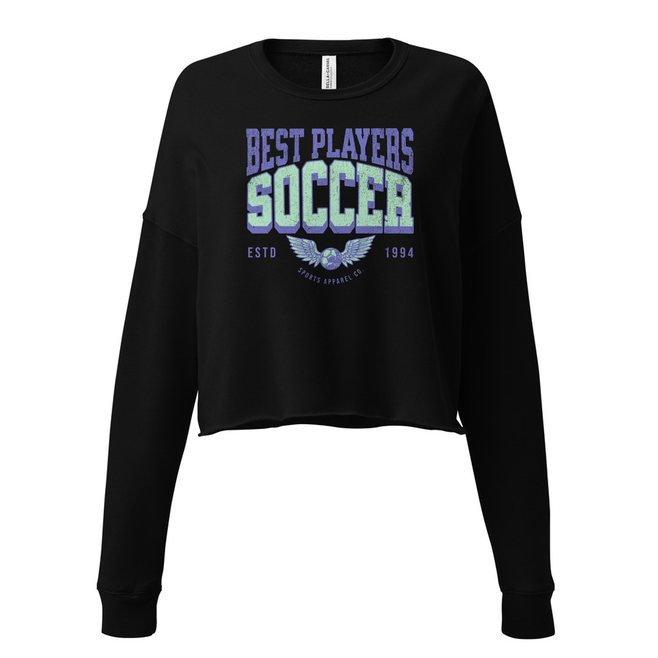 Best Players Soccer Women's Cropped Sweatshirt
