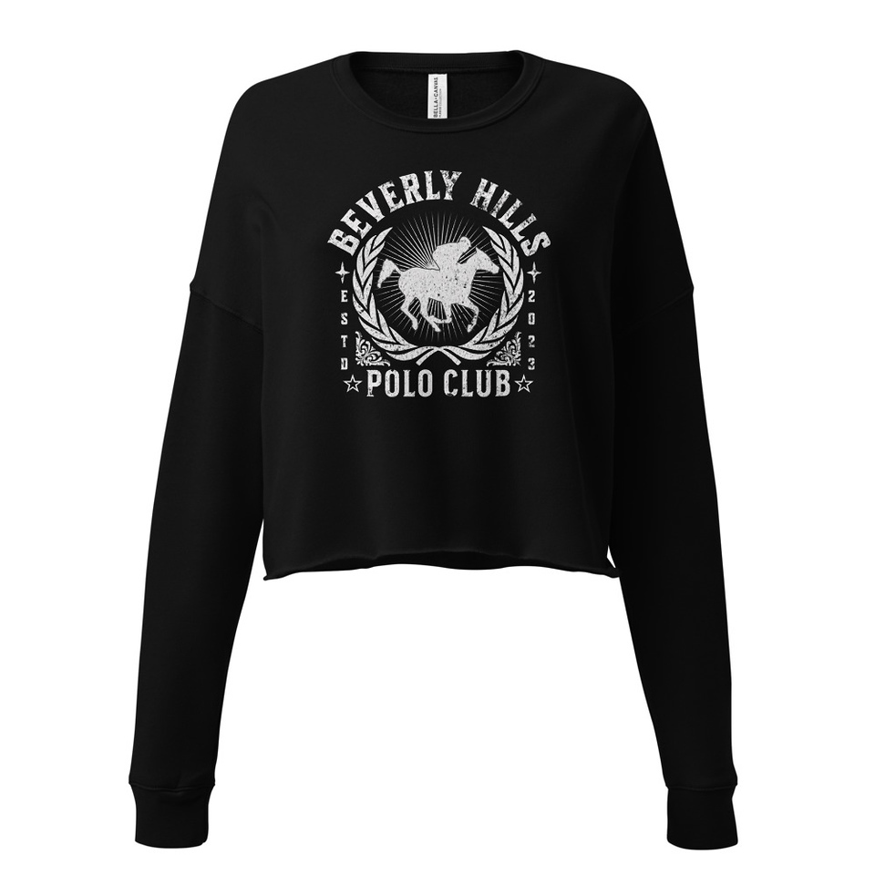 BEVERLY HILLS POLO CLUB Women's Cropped Sweatshirt
