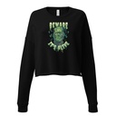Beware of Frankenstein - Scary Halloween Women's Cropped Sweatshirt