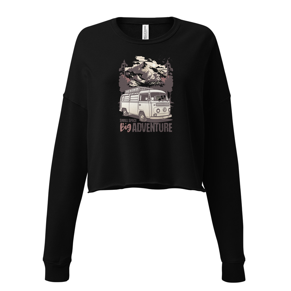 Big Adventure Women's Cropped Sweatshirt