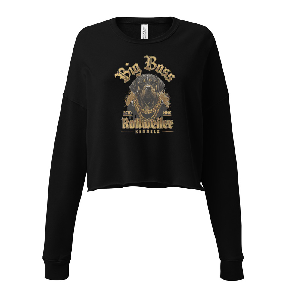 Big Boss Kennels Women's Cropped Sweatshirt