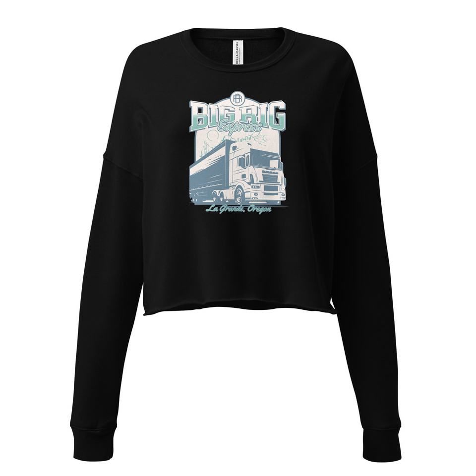 Big Rig Express Women's Cropped Sweatshirt