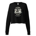 Big Sur - Outdoor Mountain Women's Cropped Sweatshirt