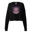 Bison Brand Leather - Animal Women's Cropped Sweatshirt