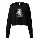 Blue Mermaid - Nautical Women's Cropped Sweatshirt