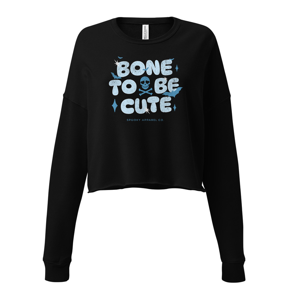 Bone To Be Cute - Halloween Women's Cropped Sweatshirt