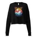 Born to Surf - But Forced to Work Women's Cropped Sweatshirt