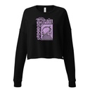 Brain Food - Y2K Skull Streetwear Women's Cropped Sweatshirt