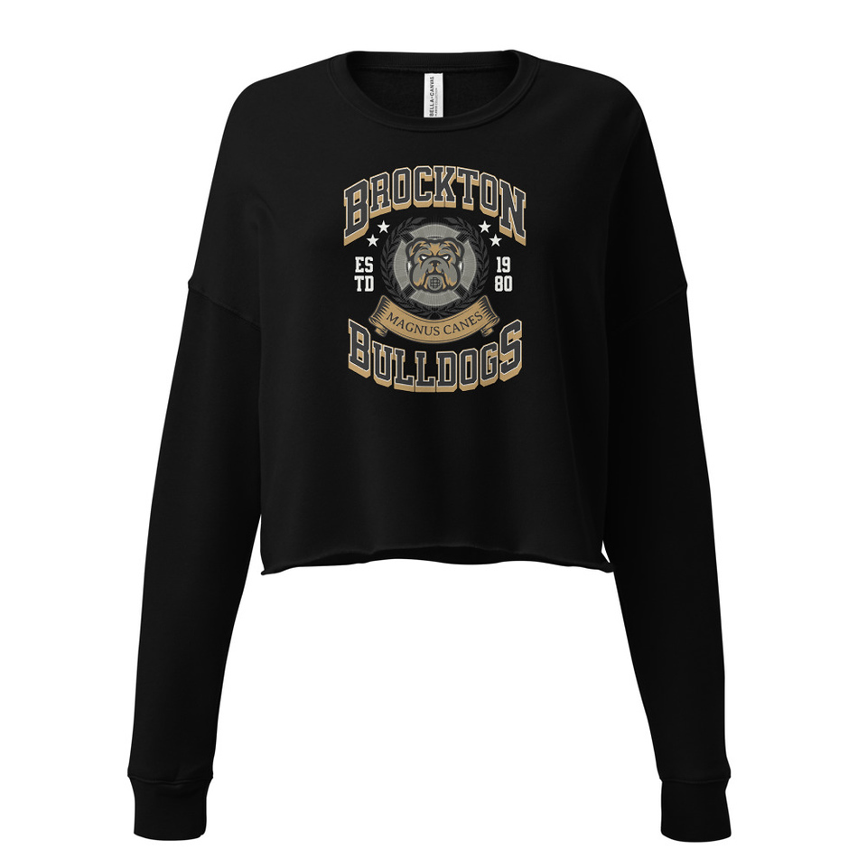 Brockton Bulldogs Women's Cropped Sweatshirt