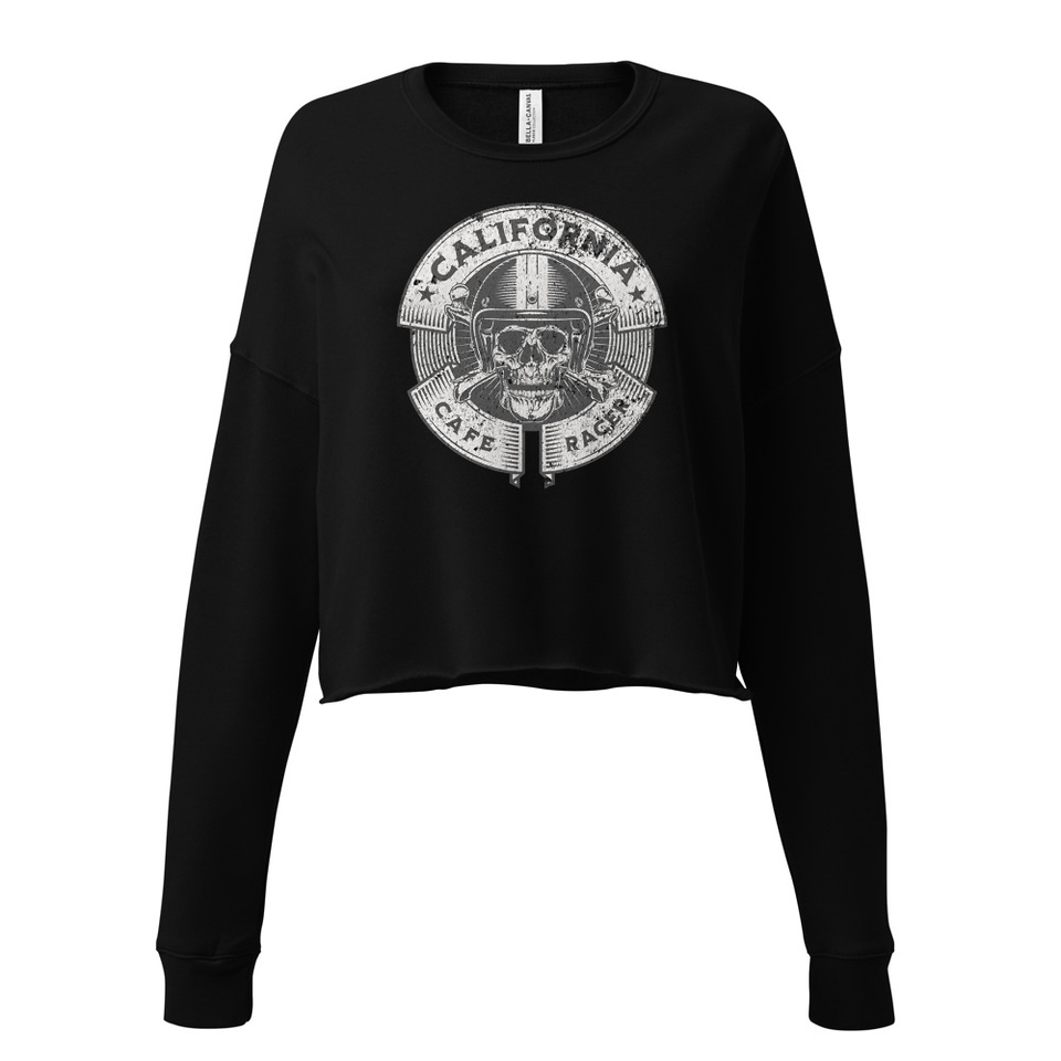 CAFE RACERS FUNNY Women's Cropped Sweatshirt