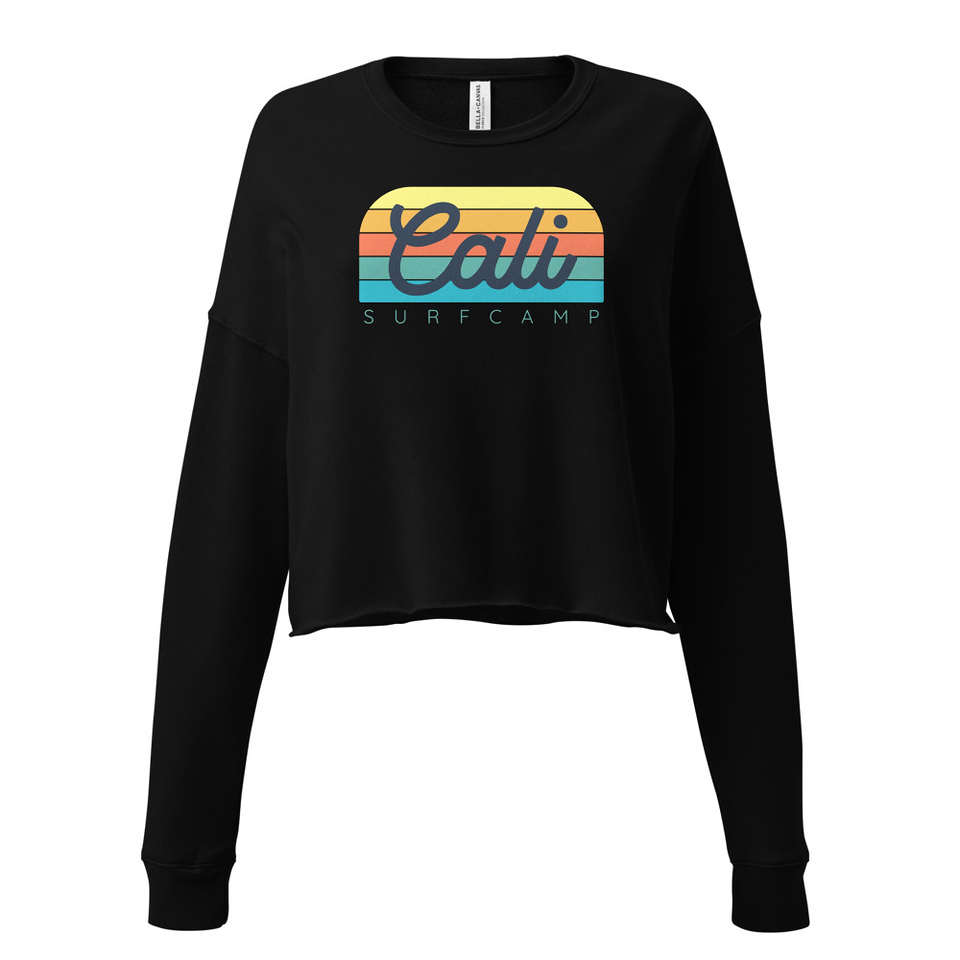 Cali Surf Camp - Outdoor Women's Cropped Sweatshirt