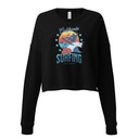California Surfing - Palm Beach Women's Cropped Sweatshirt