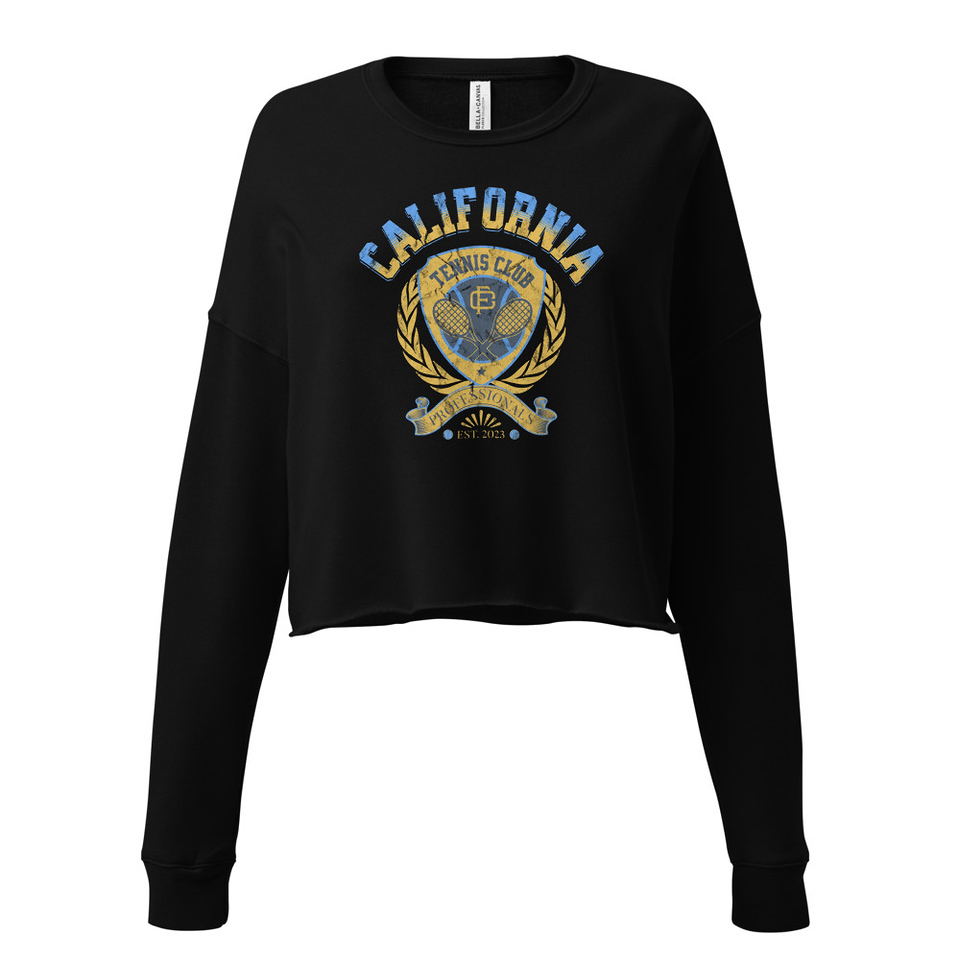 CALIFORNIA TENNIS PROFESSIONALS Women's Cropped Sweatshirt