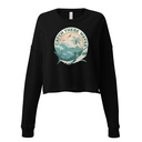 Catch These Waves Shark  Women's Cropped Sweatshirt