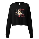 Cats Stealing the Spotlight Women's Cropped Sweatshirt