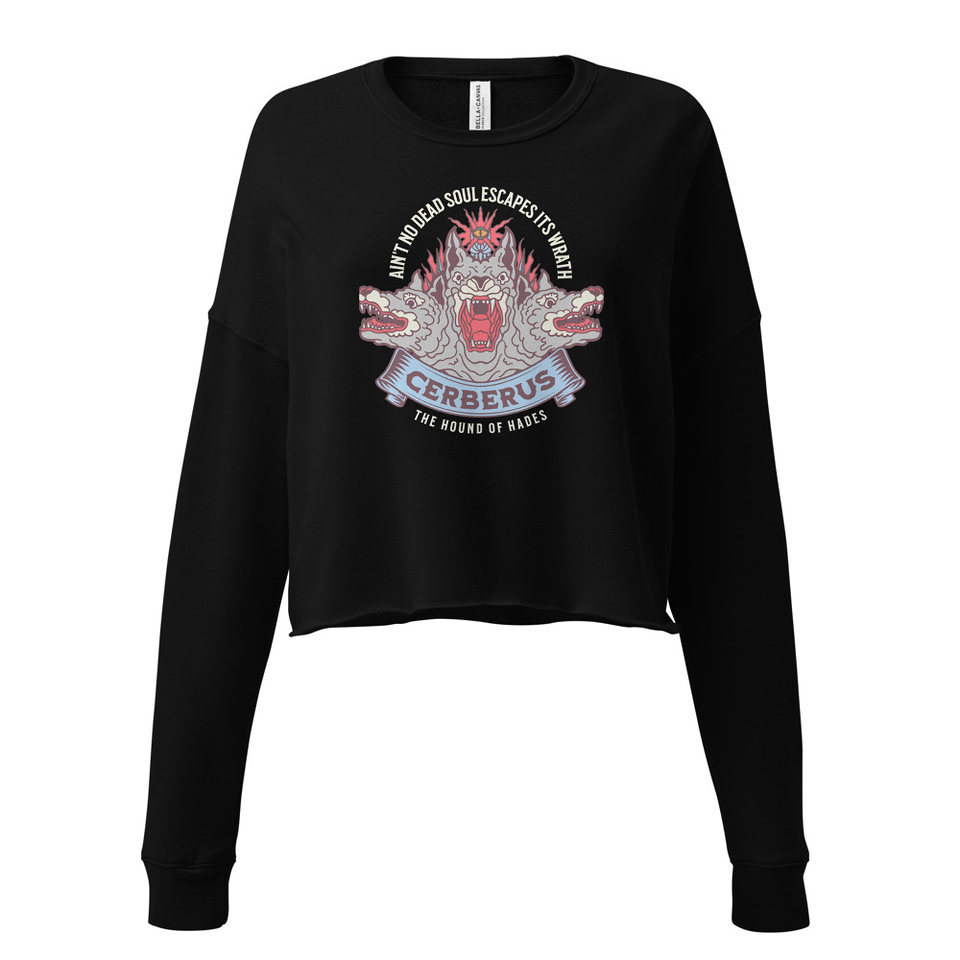 Cerberus - Underworld Dogs Women's Cropped Sweatshirt