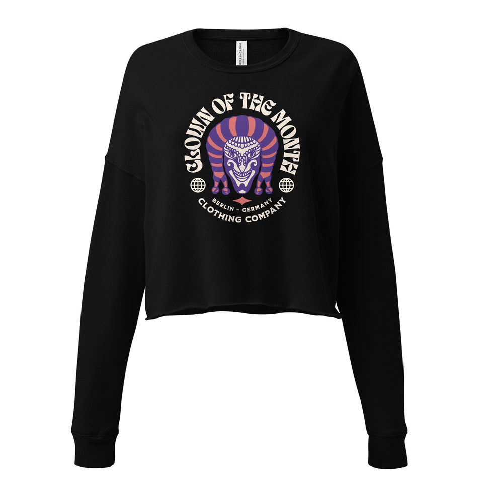 Clown of the Month Women's Cropped Sweatshirt