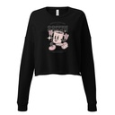 Coffee Break Mascot Women's Cropped Sweatshirt