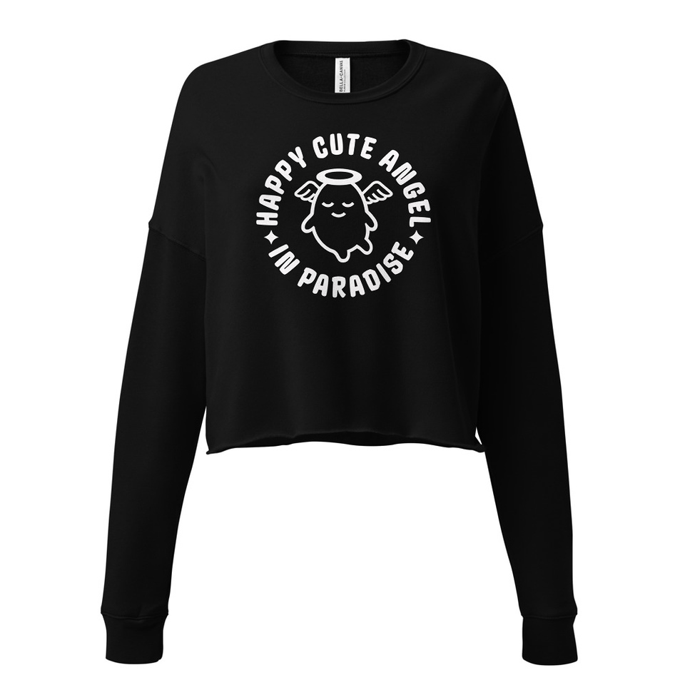 Cute Angel - Wings Women's Cropped Sweatshirt