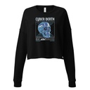 Cyber Death - Skull Women's Cropped Sweatshirt