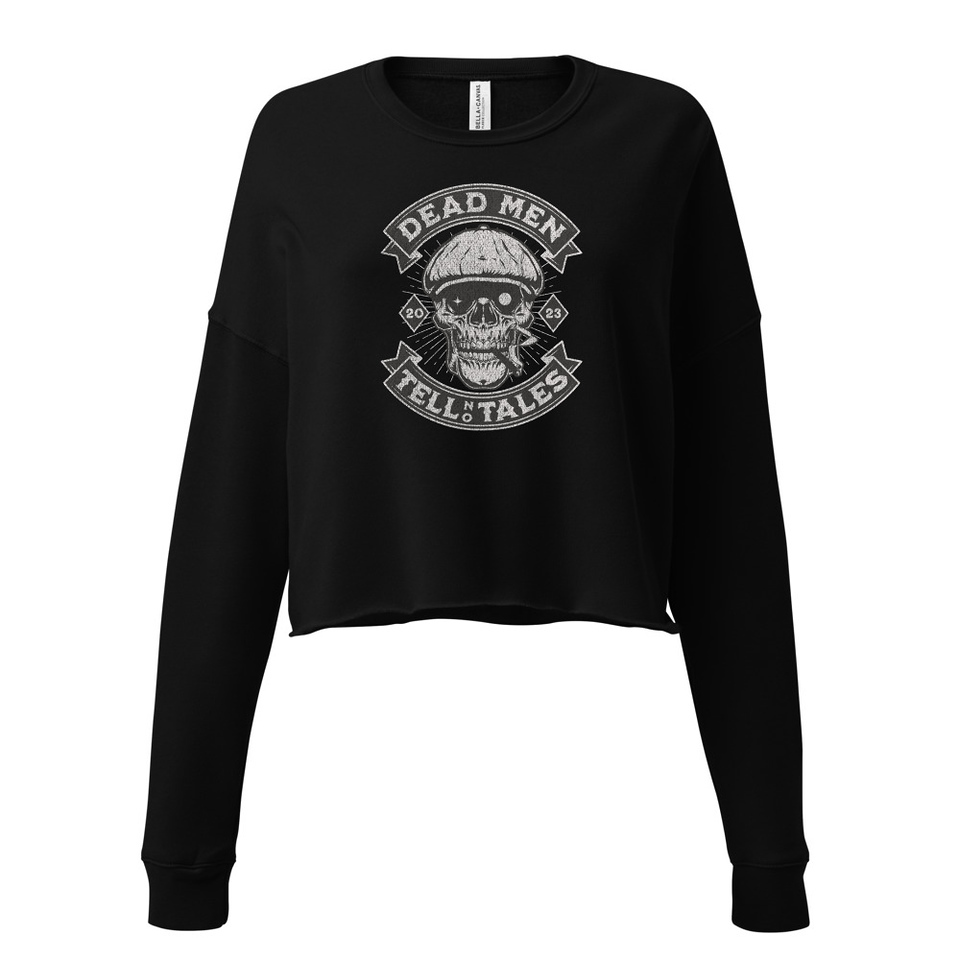 DEAD MEN TELL NO TALES Women's Cropped Sweatshirt