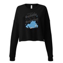 Delulu is the Solulu! - Typographic Cartoon Streetwear Women's Cropped Sweatshirt