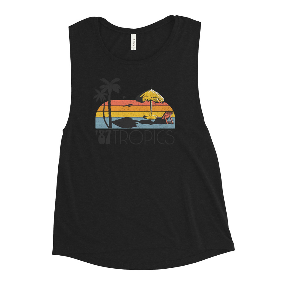 '87 Tropics Women's Muscle Tank