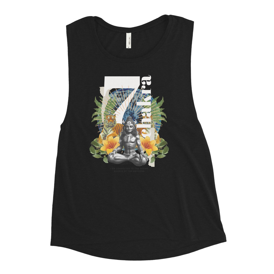 7 Chakra Women's Muscle Tank