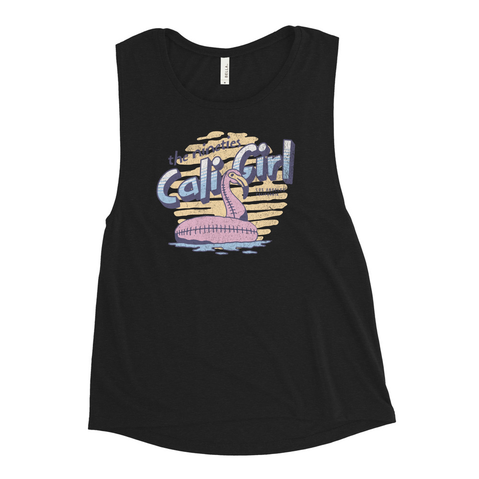 90's Cali Girl Women's Muscle Tank