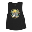 All Cool Cats - Sunset Beach Women's Muscle Tank