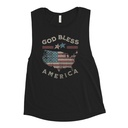 America - Land Of The Free Women's Muscle Tank