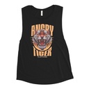 Angry Tiger - AI Women's Muscle Tank