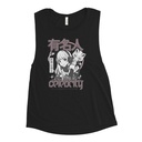 Anime Celebrity Girl - Japanese Cyber Streetwear Women's Muscle Tank