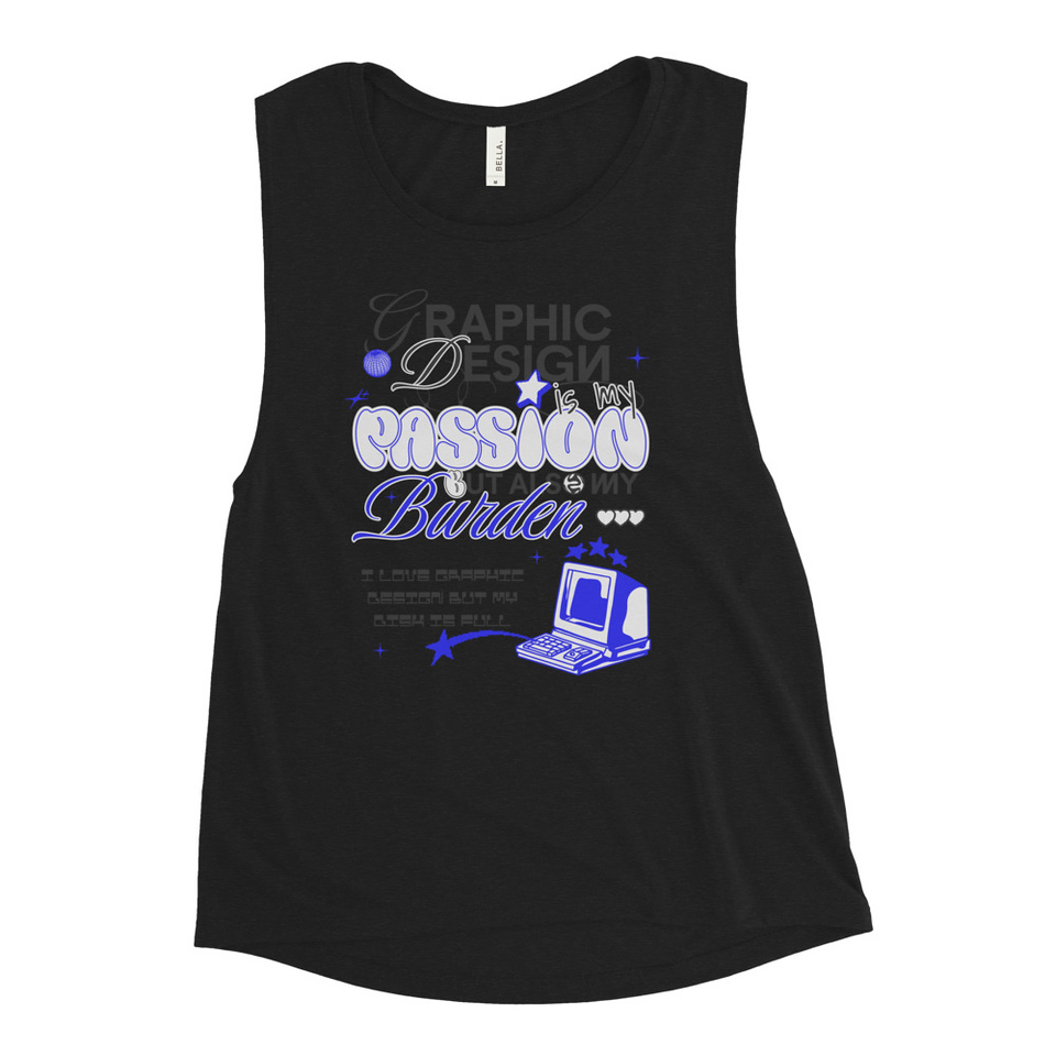 Anti-design  Women's Muscle Tank