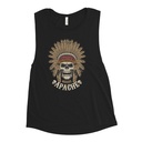 Apache Warriors - Indian Skull Women's Muscle Tank