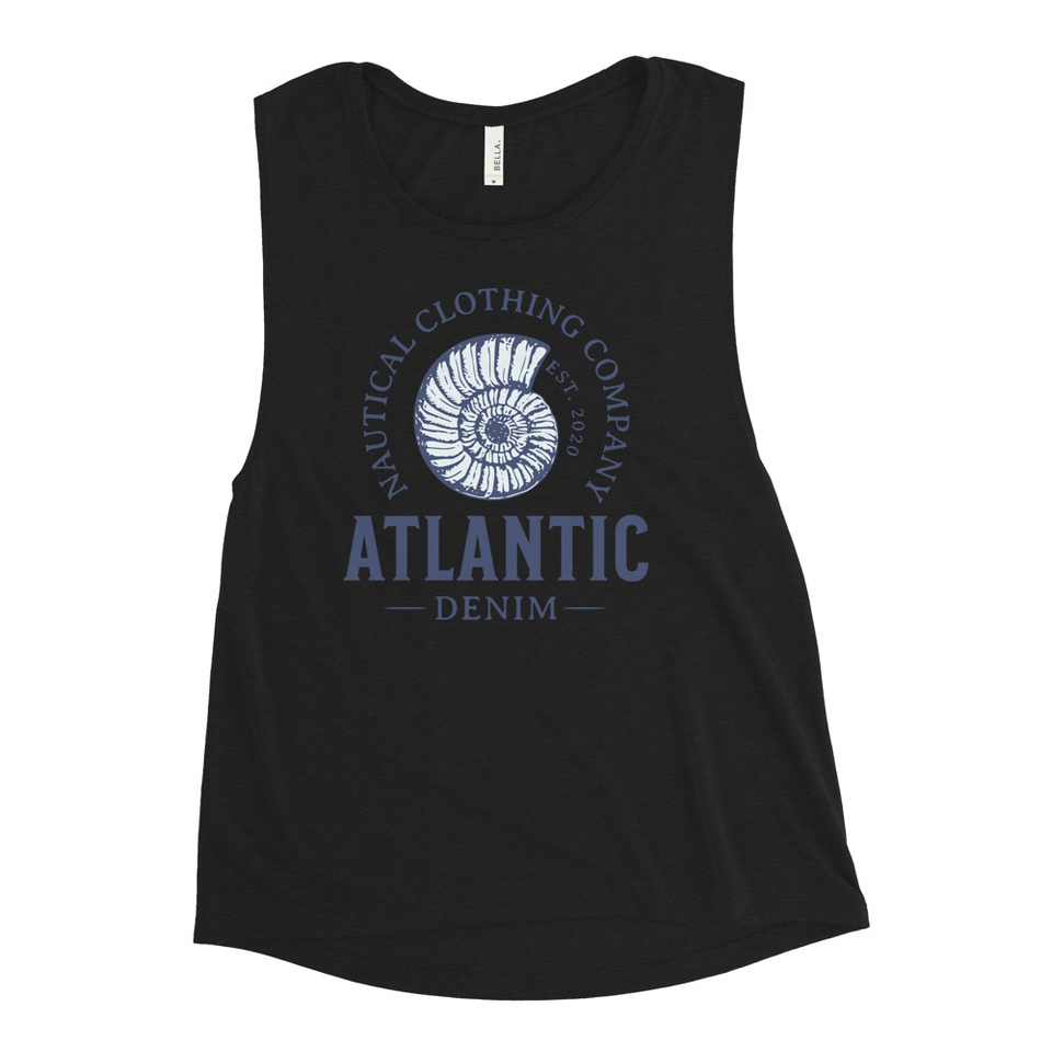 Atlantic Denim - Nautical Women's Muscle Tank