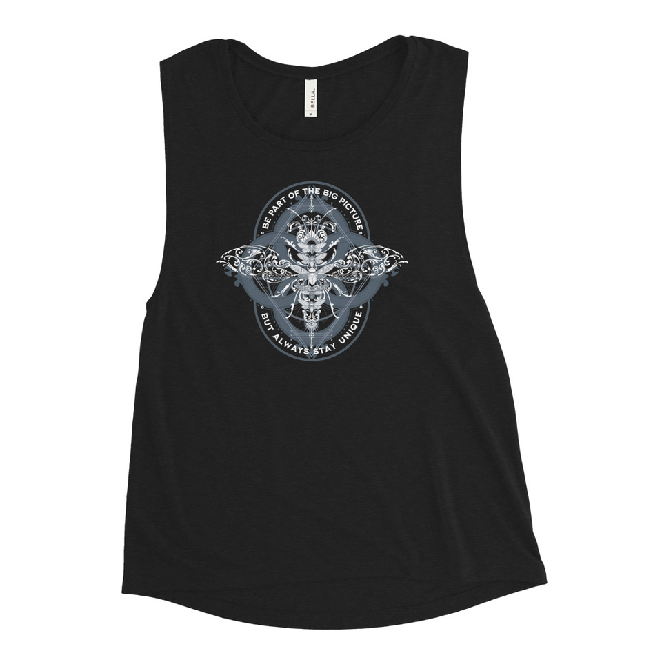 Be Part of the Big Picture - Insect Women's Muscle Tank