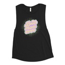 Best Mom Ever - Retro Typography Women's Muscle Tank