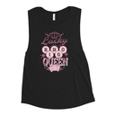 Bingo Queen - Retro Crown Women's Muscle Tank