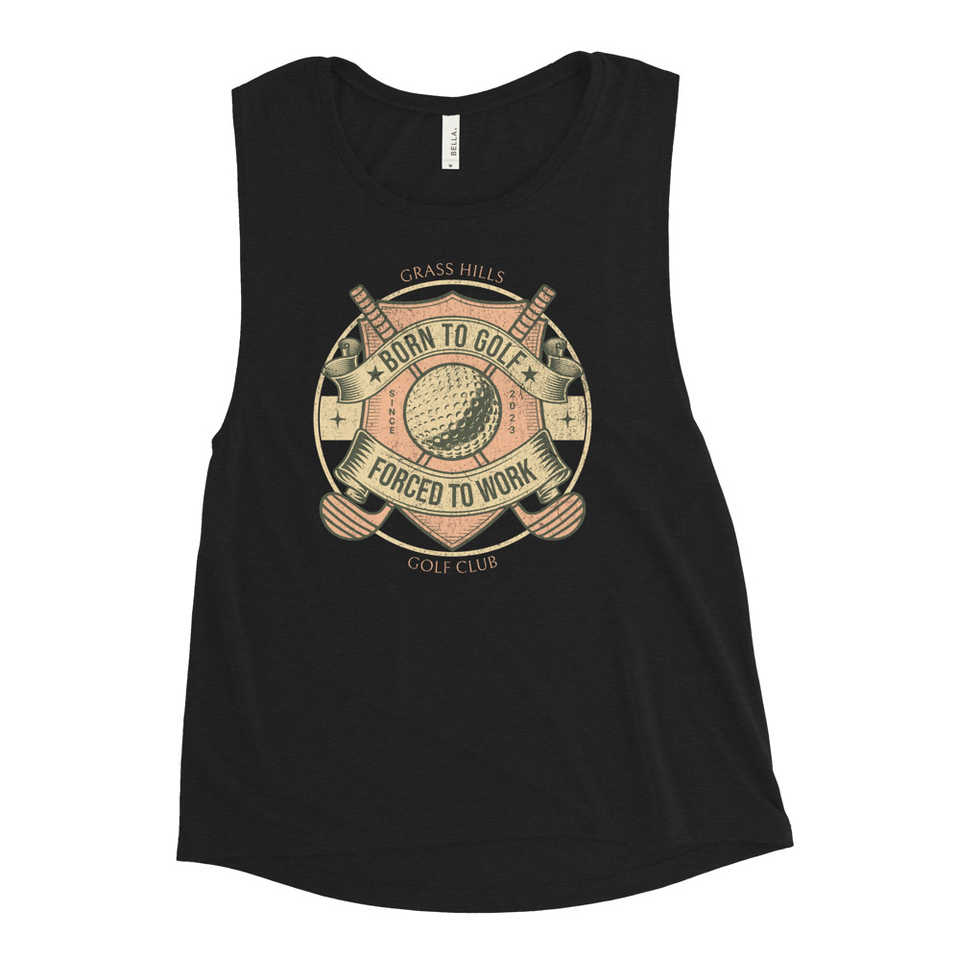 Born To Golf Women's Muscle Tank