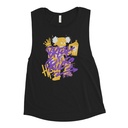 Break the Rules Graffiti - Spray Paint Women's Muscle Tank