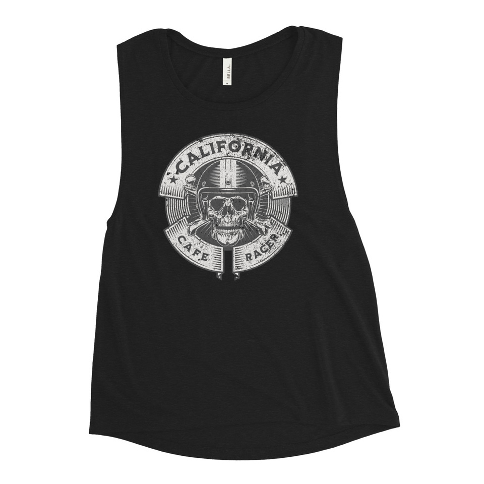 CAFE RACERS FUNNY Women's Muscle Tank