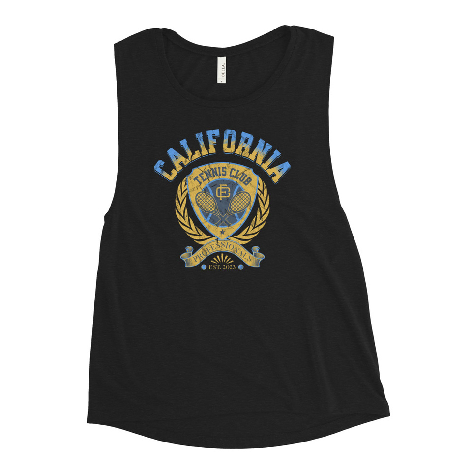 CALIFORNIA TENNIS PROFESSIONALS Women's Muscle Tank