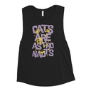Cats are Astronauts Women's Muscle Tank
