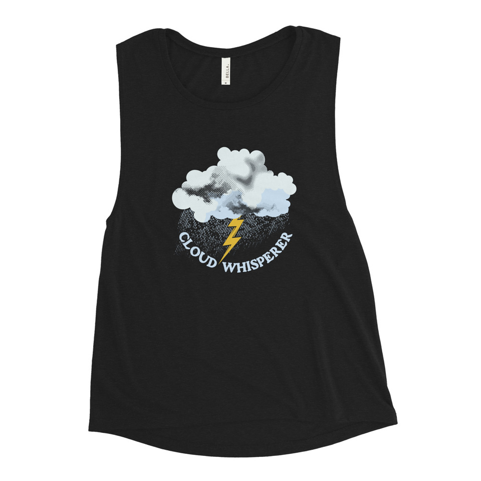 Cloud Whisperer - Rainy Weather Women's Muscle Tank