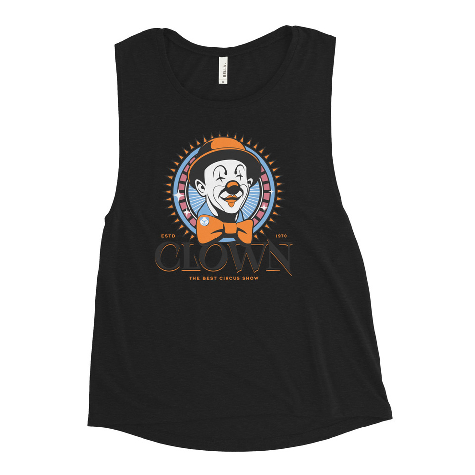CLOWN LOGO Women's Muscle Tank