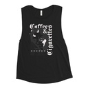 Coffee & Cigarettes Women's Muscle Tank