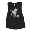 Coffee Dog Women's Muscle Tank