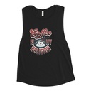 Coffee is my Religion - Funny Women's Muscle Tank