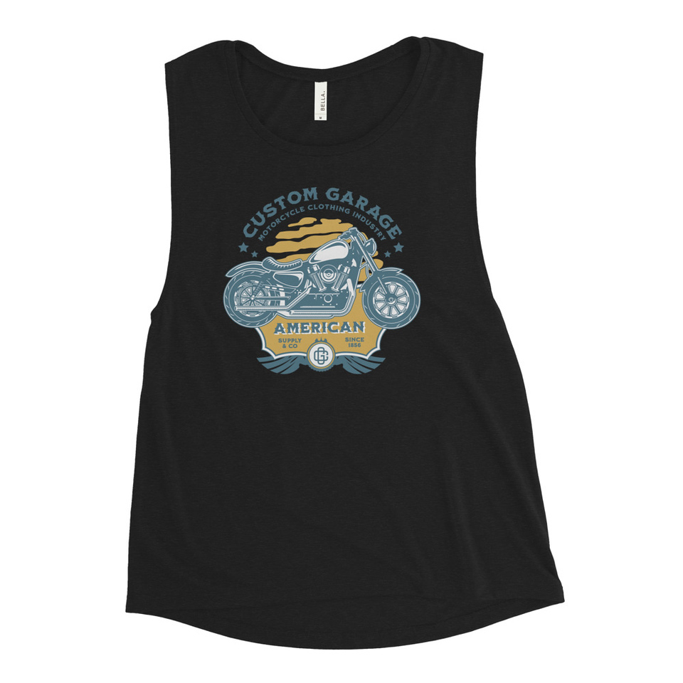 Custom Garage - Motorcycle Women's Muscle Tank